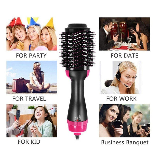 One Step Solution Hot Air Brush (Dryer + Straightener