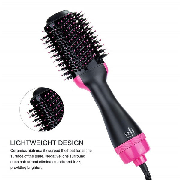One Step Solution Hot Air Brush (Dryer + Straightener